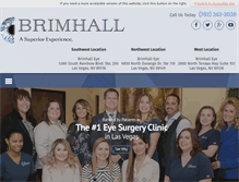 Tablet Screenshot of brimhalleyecenter.com